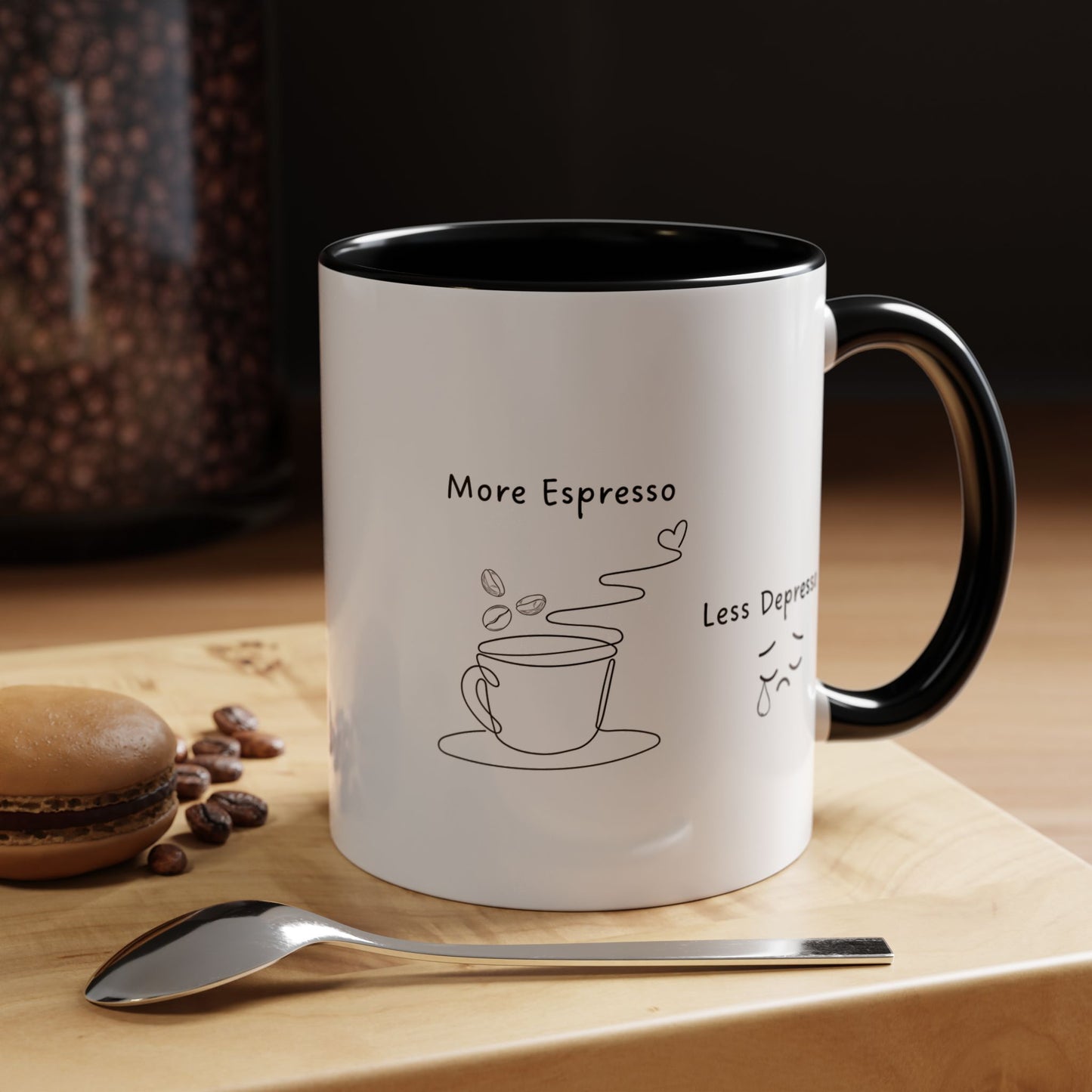 Espresso Motivation Coffee Mug - Coffee Lovers Gift, Unique Barista Gift, Cute Coffee Cup for Home, Funny Drinkware