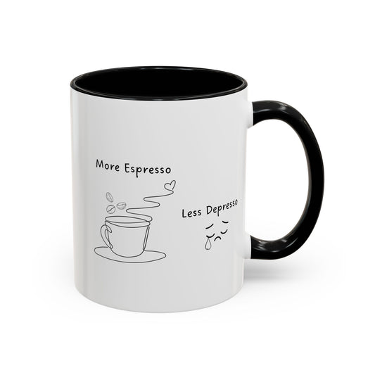 Espresso Motivation Coffee Mug - Coffee Lovers Gift, Unique Barista Gift, Cute Coffee Cup for Home, Funny Drinkware