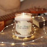Classy Scented Soy Candle- "Be as Strong as Your Espresso" 9oz | Perfect Gift for Coffee Lovers