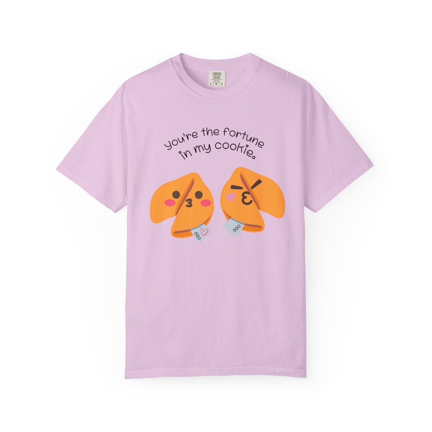 Cute Fortune Cookie Love T-Shirt - Funny Graphic Tee, Novelty Gift Shirt, Couple's Matching Outfit, Unisex Top