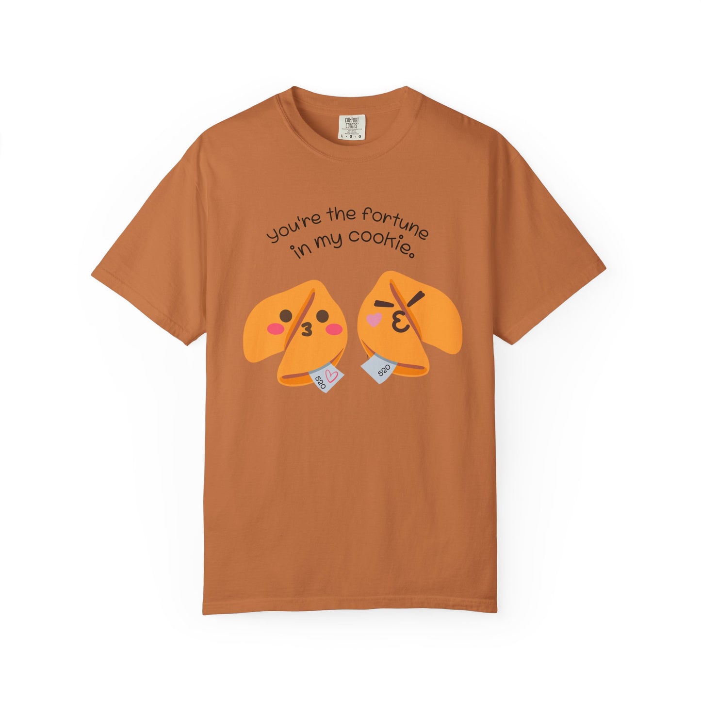 Cute Fortune Cookie Love T-Shirt - Funny Graphic Tee, Novelty Gift Shirt, Couple's Matching Outfit, Unisex Top
