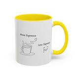 Espresso Motivation Coffee Mug - Coffee Lovers Gift, Unique Barista Gift, Cute Coffee Cup for Home, Funny Drinkware