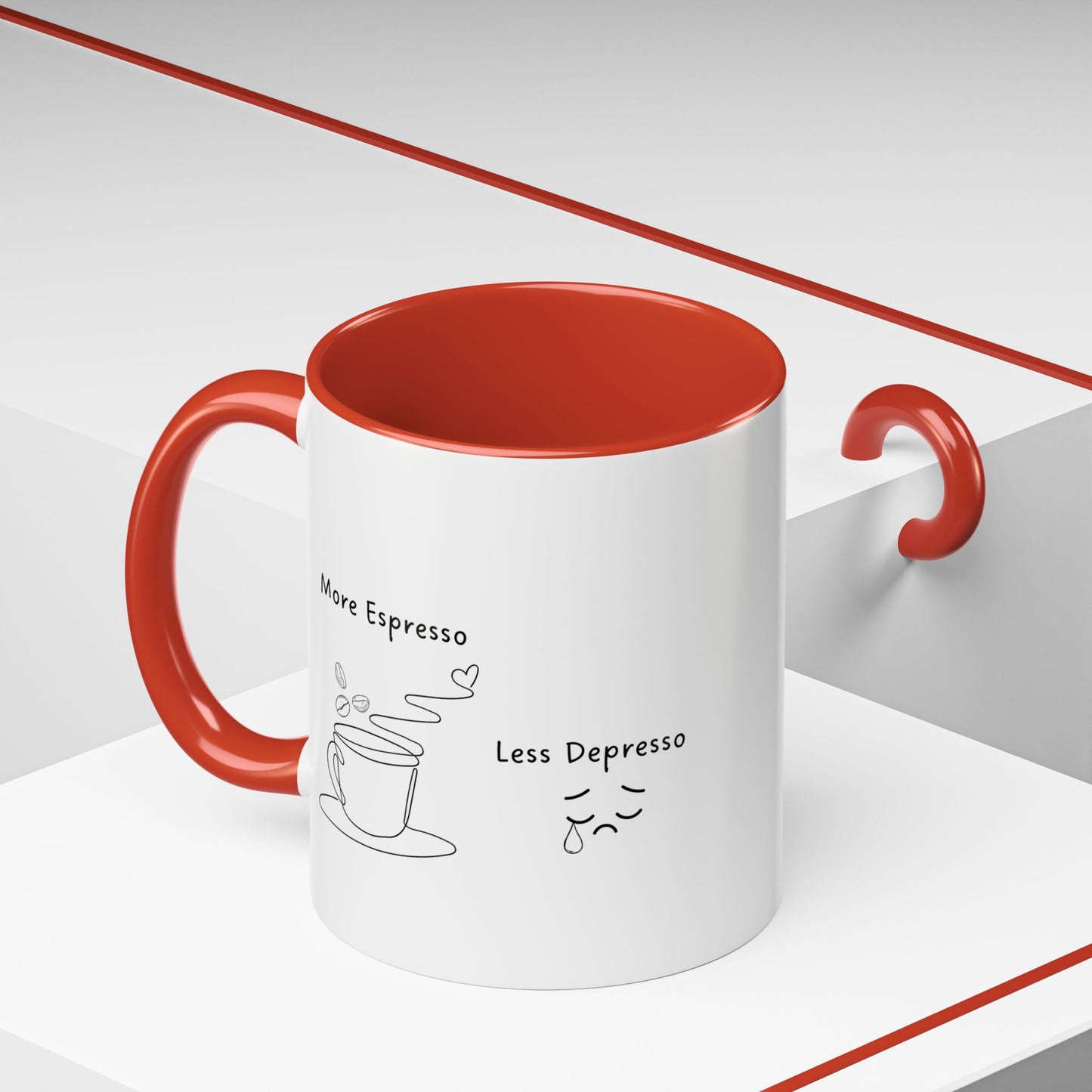 Espresso Motivation Coffee Mug - Coffee Lovers Gift, Unique Barista Gift, Cute Coffee Cup for Home, Funny Drinkware