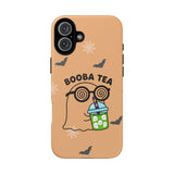 Cute Ghost Booba Tea Phone Case, Halloween Phone Cover, Boo Tea Cell Case, Kawaii Phone Accessory, Fall Vibes Phone Case