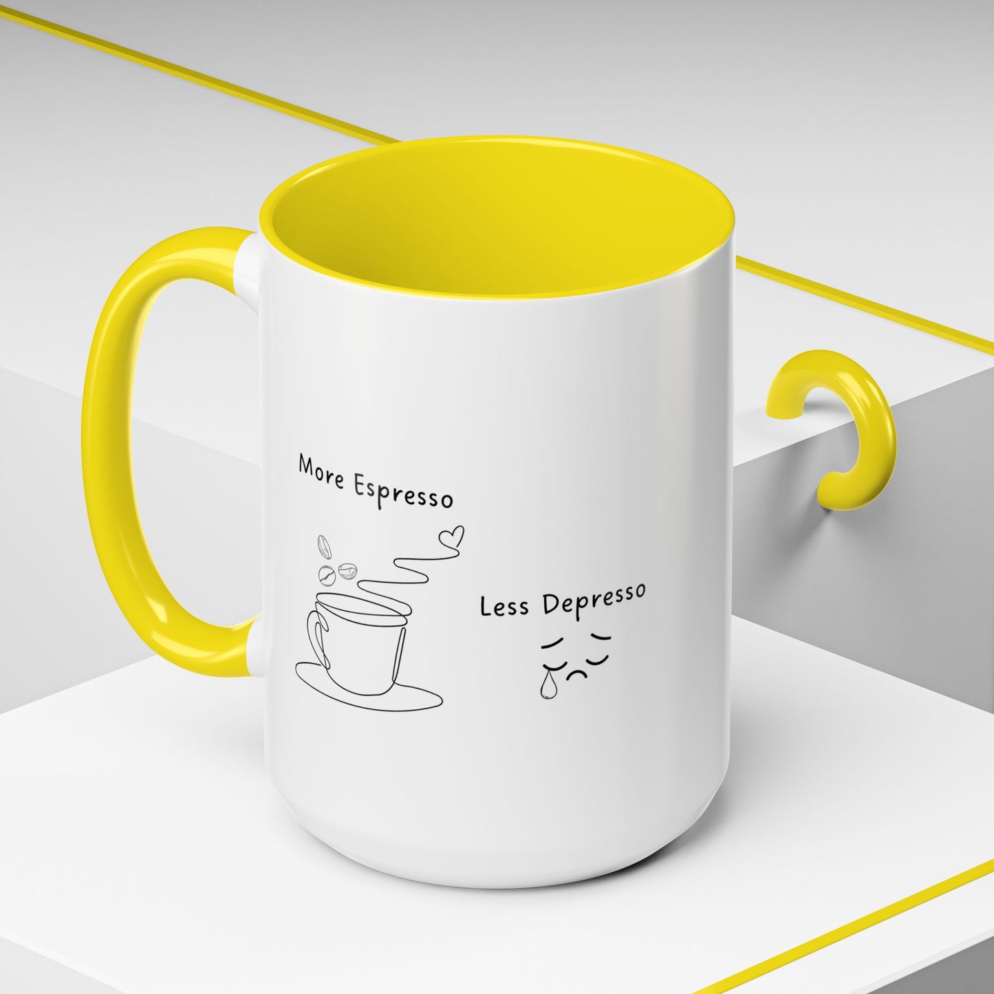 Espresso Motivation Coffee Mug - Coffee Lovers Gift, Unique Barista Gift, Cute Coffee Cup for Home, Funny Drinkware
