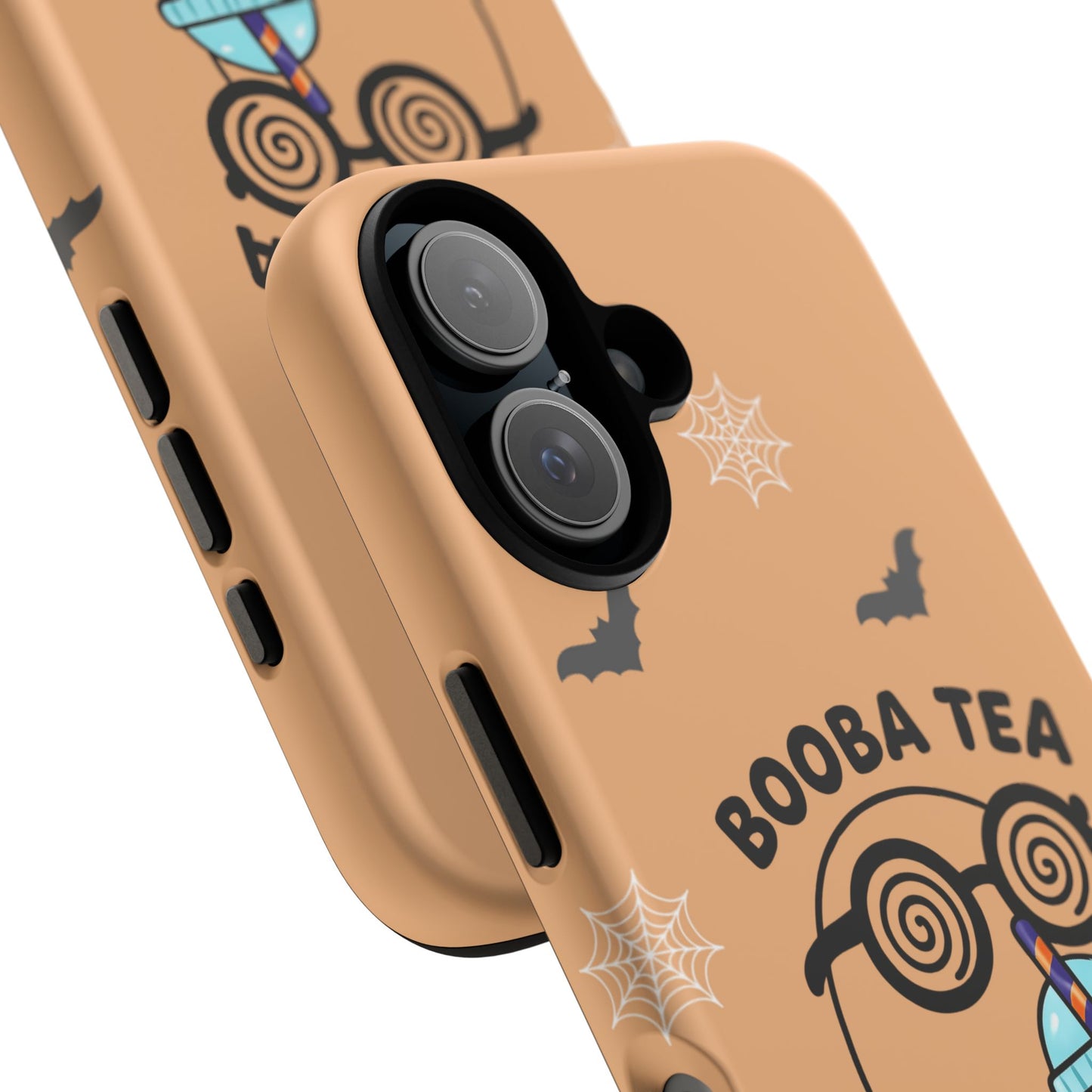 Cute Ghost Booba Tea Phone Case, Halloween Phone Cover, Booba Tea Cell Case, Kawaii Phone Accessory, Fall Vibes Phone Case