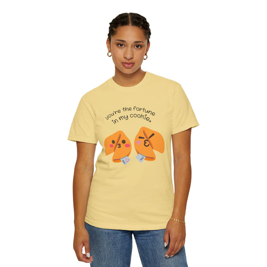 Cute Fortune Cookie Love T-Shirt - Funny Graphic Tee, Novelty Gift Shirt, Couple's Matching Outfit, Unisex Top