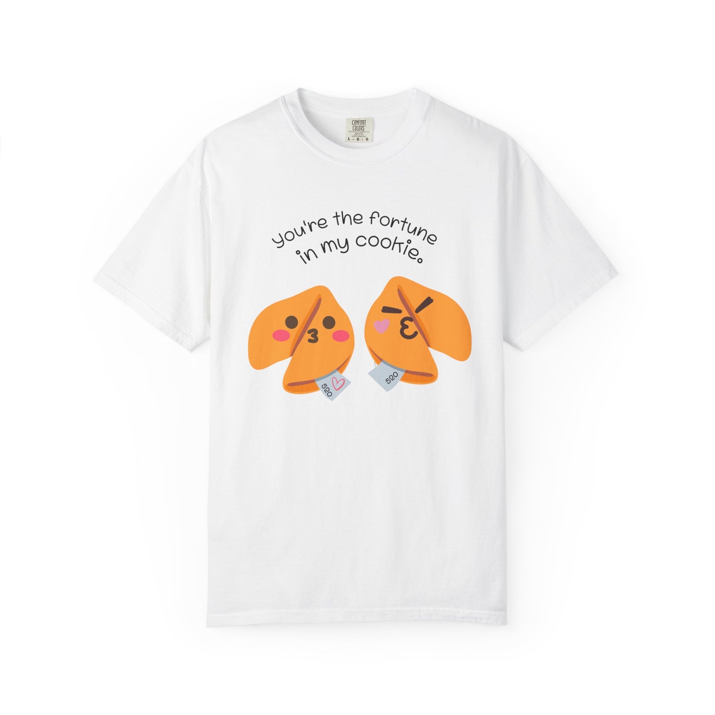 Cute Fortune Cookie Love T-Shirt - Funny Graphic Tee, Novelty Gift Shirt, Couple's Matching Outfit, Unisex Top