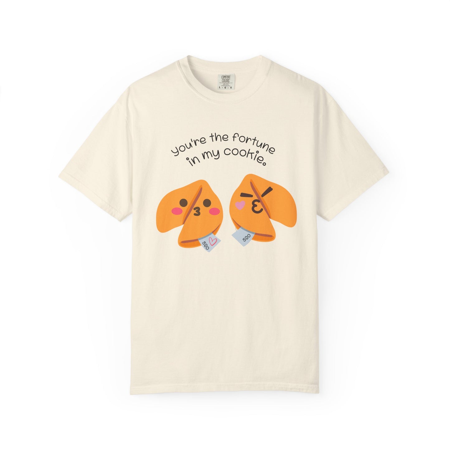 Cute Fortune Cookie Love T-Shirt - Funny Graphic Tee, Novelty Gift Shirt, Couple's Matching Outfit, Unisex Top