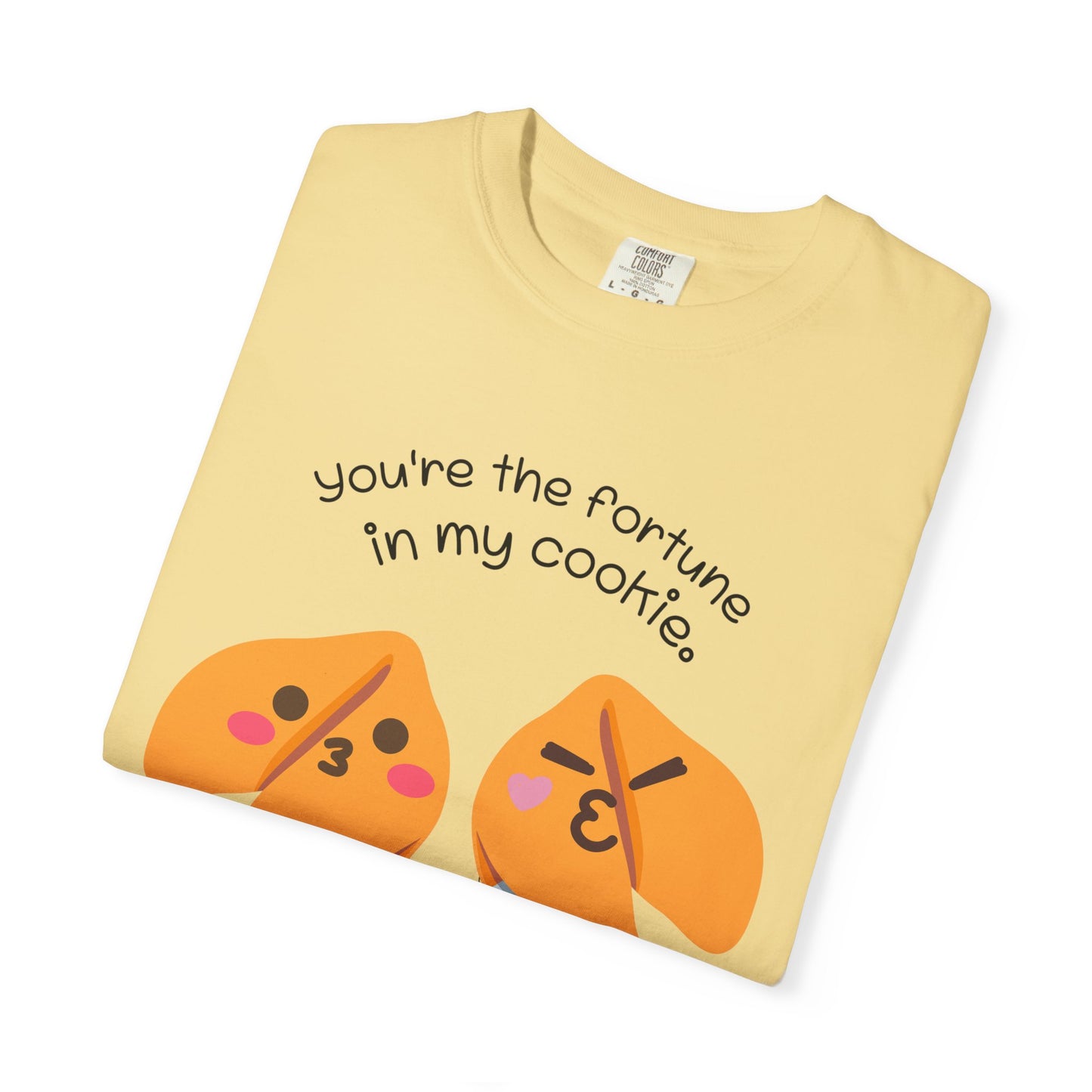 Cute Fortune Cookie Love T-Shirt - Funny Graphic Tee, Novelty Gift Shirt, Couple's Matching Outfit, Unisex Top