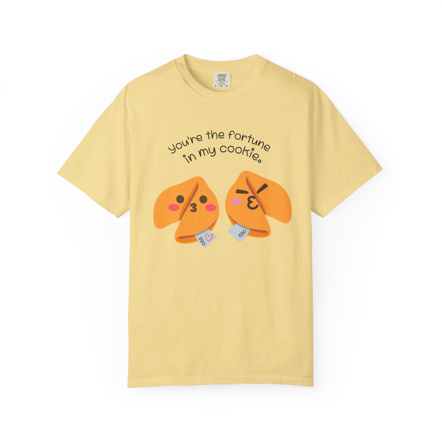 Cute Fortune Cookie Love T-Shirt - Funny Graphic Tee, Novelty Gift Shirt, Couple's Matching Outfit, Unisex Top