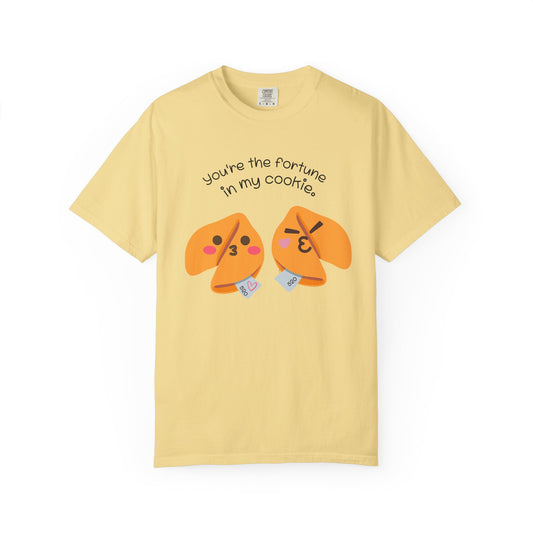 Cute Fortune Cookie Love T-Shirt - Funny Graphic Tee, Novelty Gift Shirt, Couple's Matching Outfit, Unisex Top