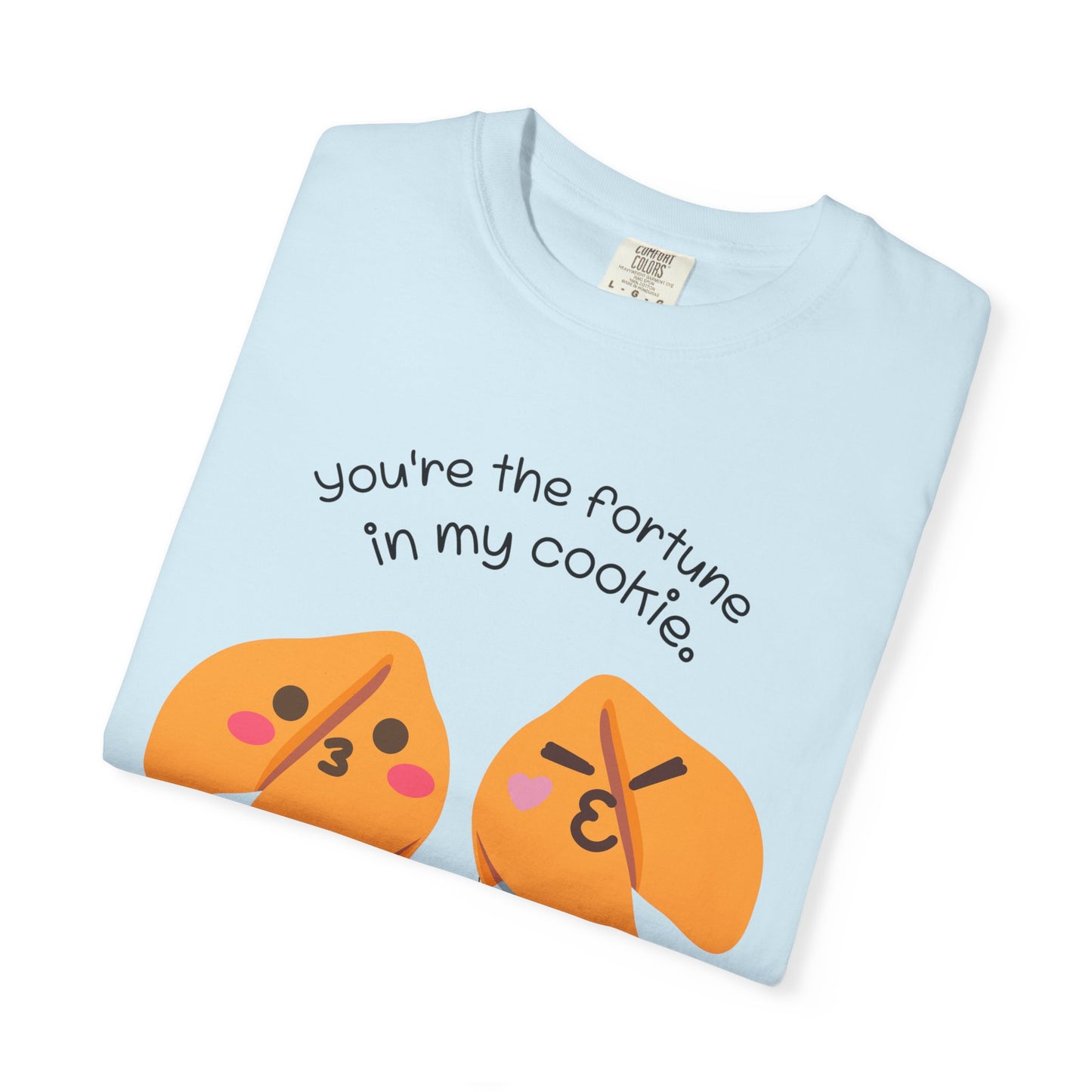 Cute Fortune Cookie Love T-Shirt - Funny Graphic Tee, Novelty Gift Shirt, Couple's Matching Outfit, Unisex Top