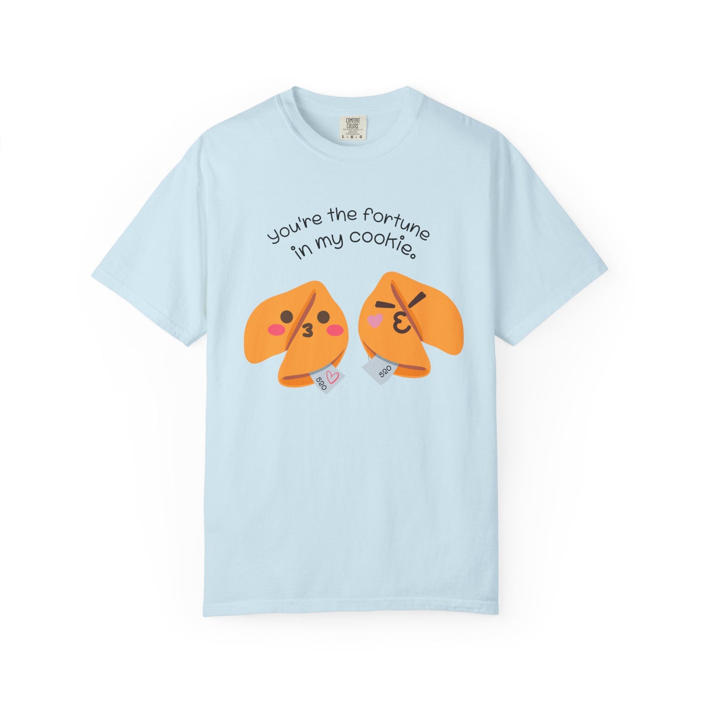 Cute Fortune Cookie Love T-Shirt - Funny Graphic Tee, Novelty Gift Shirt, Couple's Matching Outfit, Unisex Top