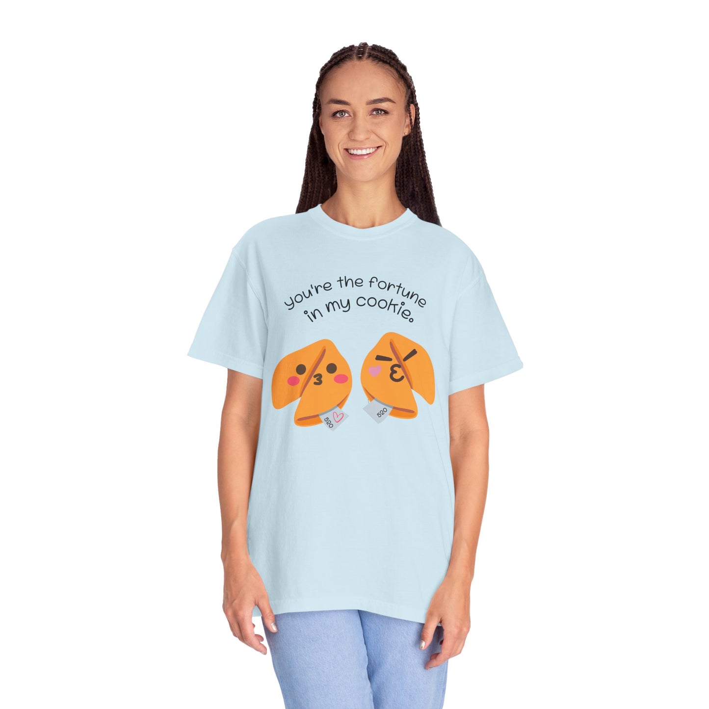 Cute Fortune Cookie Love T-Shirt - Funny Graphic Tee, Novelty Gift Shirt, Couple's Matching Outfit, Unisex Top