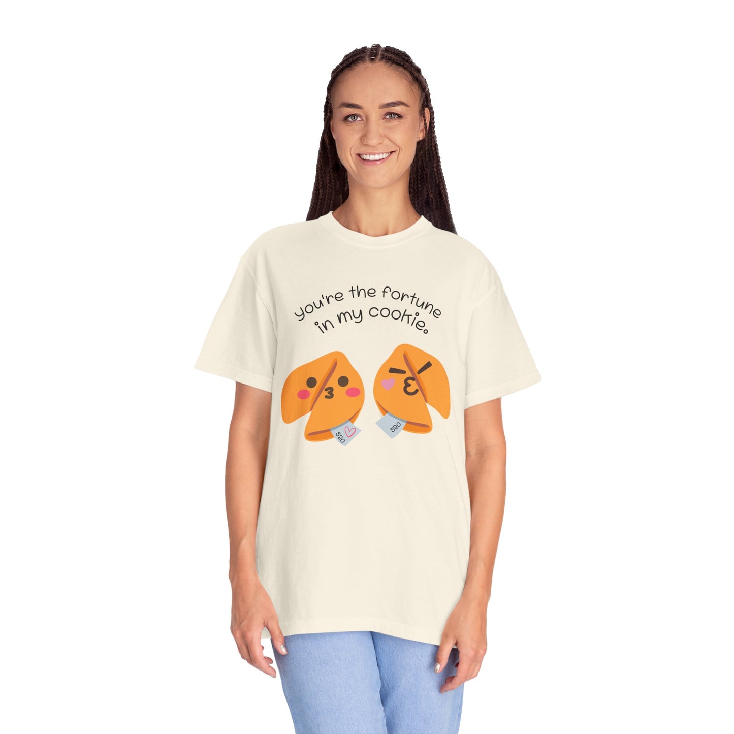 Cute Fortune Cookie Love T-Shirt - Funny Graphic Tee, Novelty Gift Shirt, Couple's Matching Outfit, Unisex Top