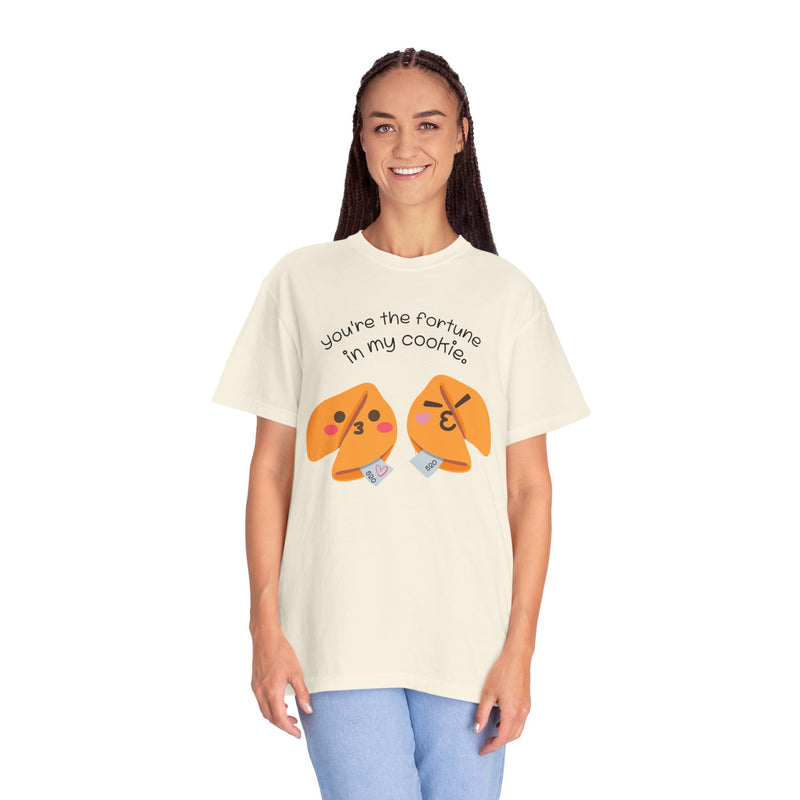 Cute Fortune Cookie Love T-Shirt - Funny Graphic Tee, Novelty Gift Shirt, Couple's Matching Outfit, Unisex Top