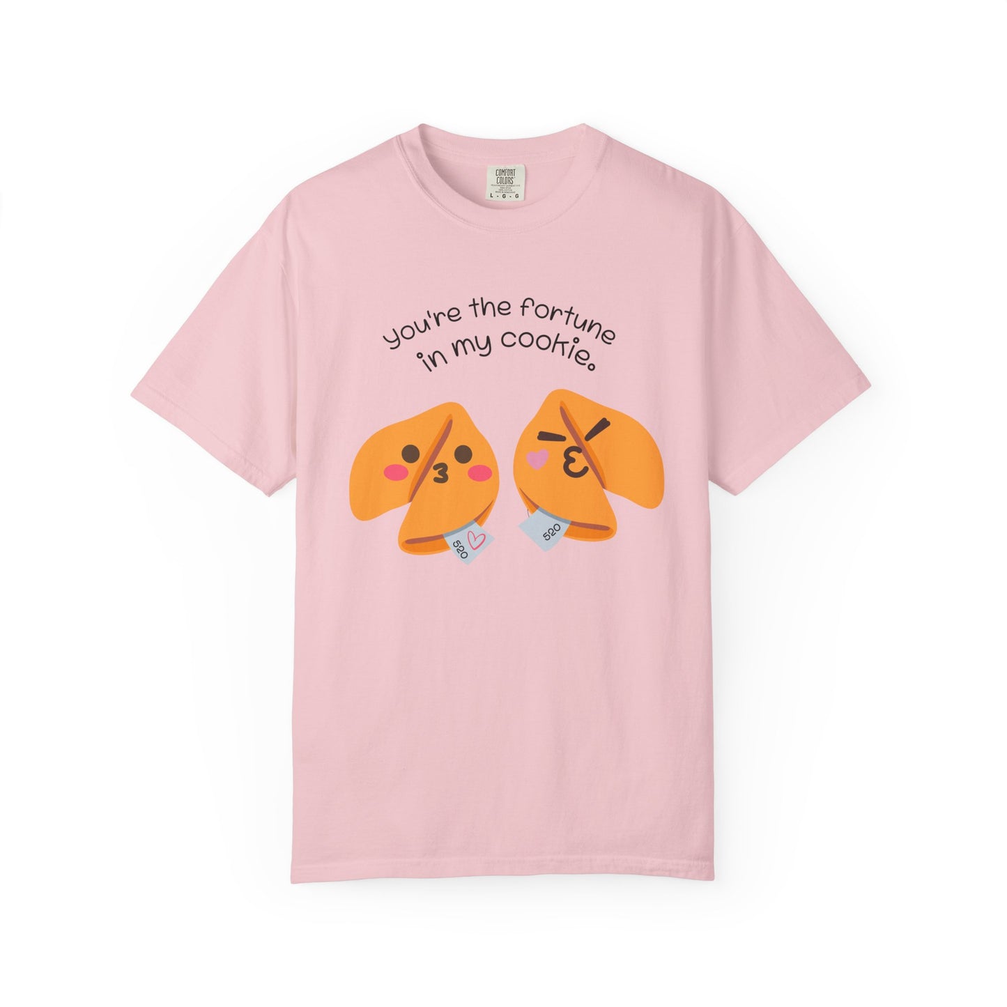 Cute Fortune Cookie Love T-Shirt - Funny Graphic Tee, Novelty Gift Shirt, Couple's Matching Outfit, Unisex Top