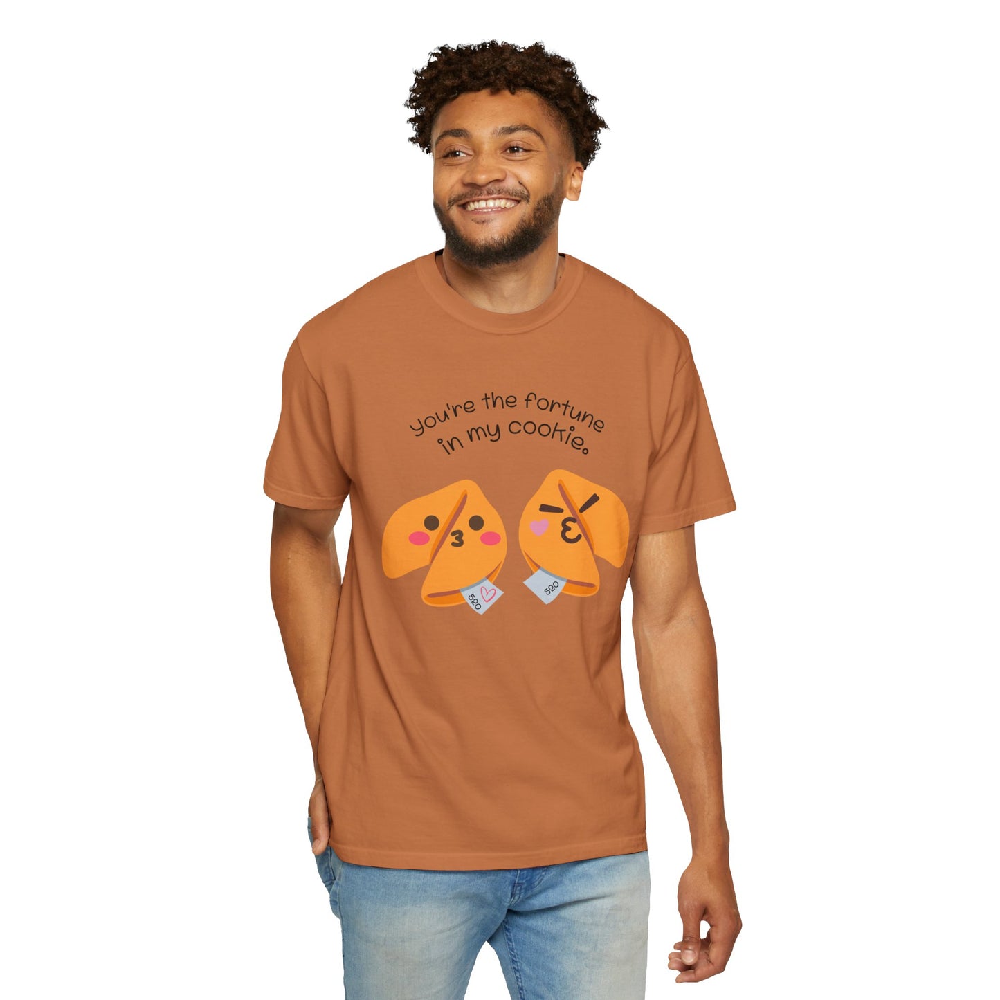 Cute Fortune Cookie Love T-Shirt - Funny Graphic Tee, Novelty Gift Shirt, Couple's Matching Outfit, Unisex Top