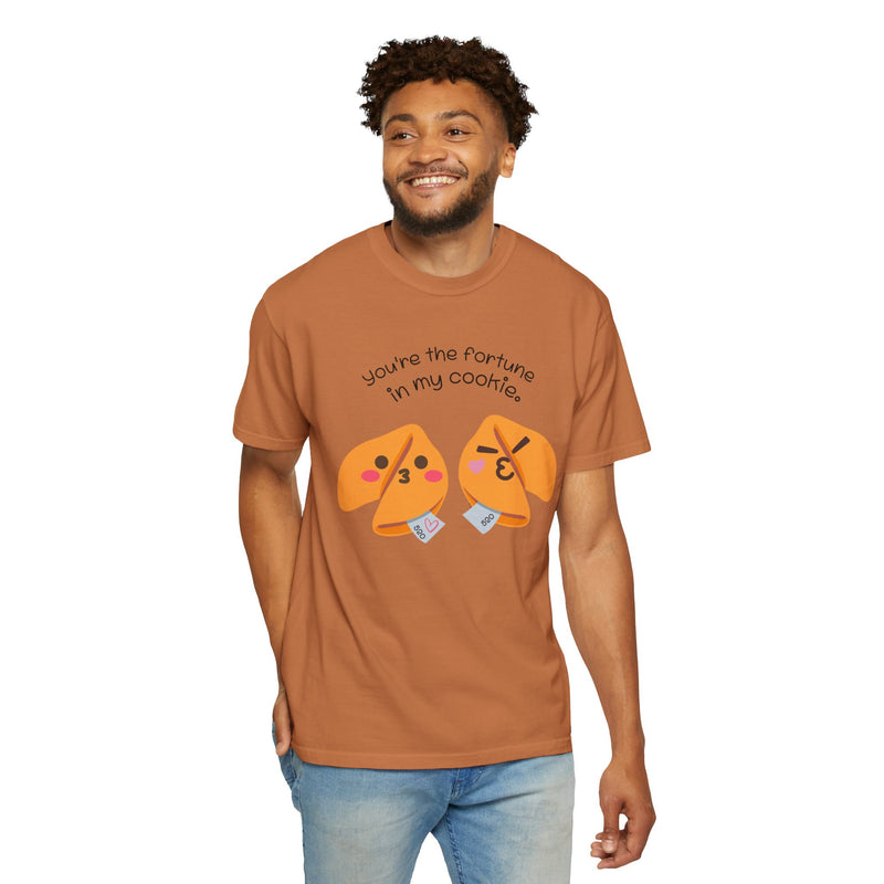 Cute Fortune Cookie Love T-Shirt - Funny Graphic Tee, Novelty Gift Shirt, Couple's Matching Outfit, Unisex Top