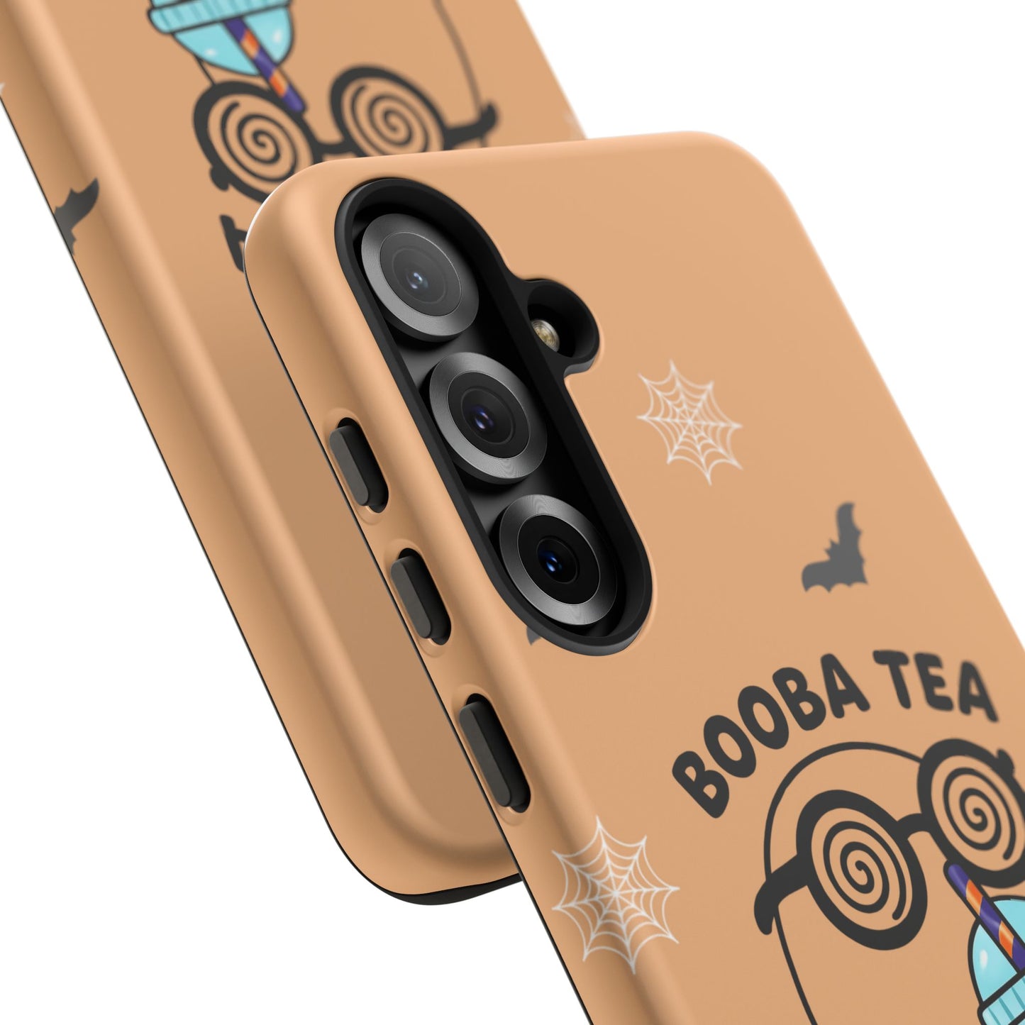 Cute Ghost Booba Tea Phone Case, Halloween Phone Cover, Booba Tea Cell Case, Kawaii Phone Accessory, Fall Vibes Phone Case